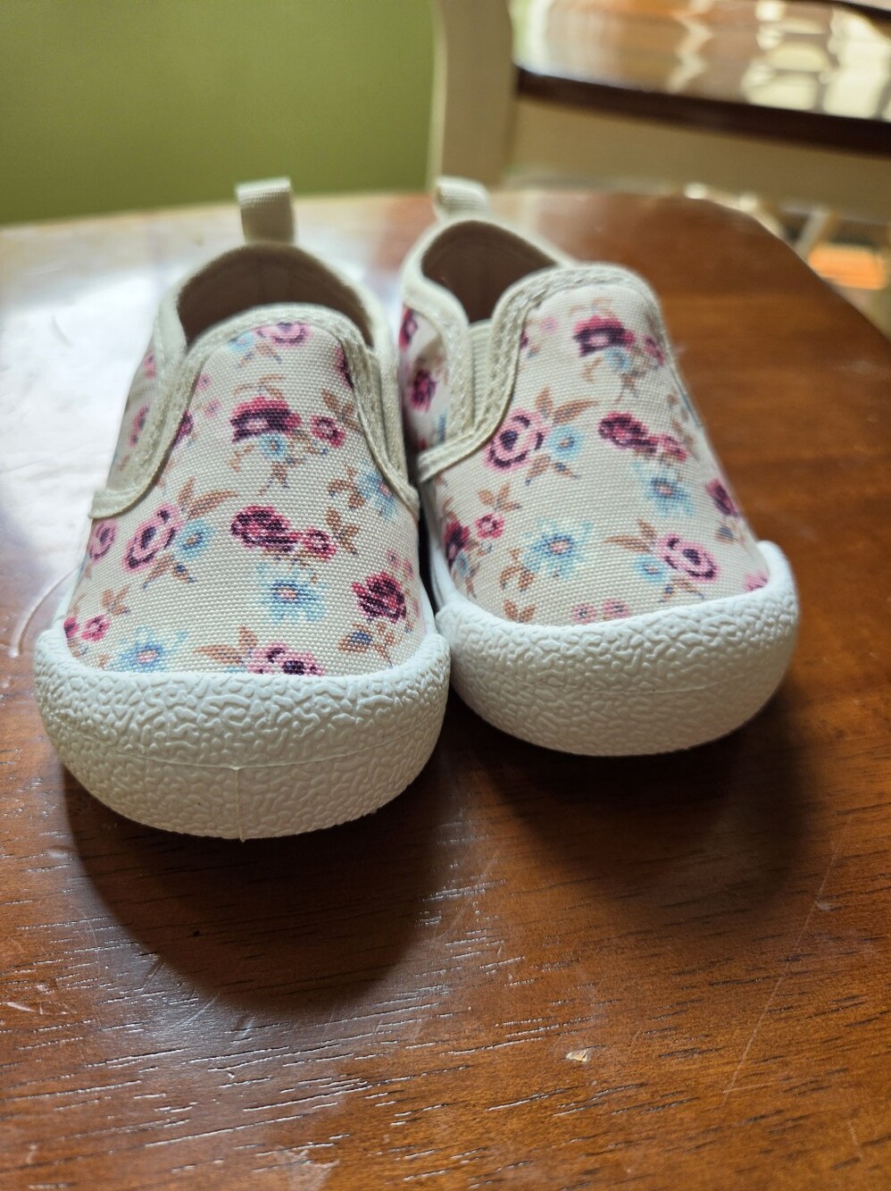 OshKosh Floral Slip On Toddler Shoes